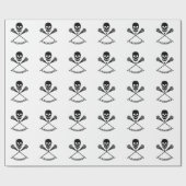 Skull en Lacrosse Sticks Cadeaupapier (Vlak)