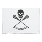 Skull en Lacrosse Sticks Kussensloop (Voorkant)