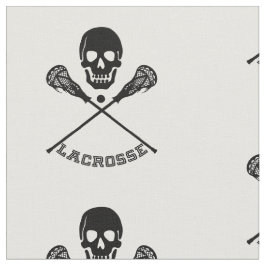 Skull en Lacrosse Sticks Stof