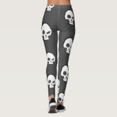 Skull en Mustache Leggings (Achterkant)