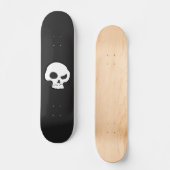 Skull en Mustache Persoonlijk Skateboard (Voorkant)