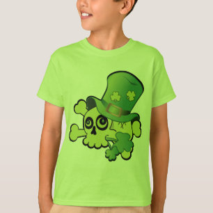 Skull en Shamrocks T-shirt