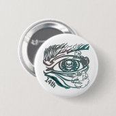 Skull Eye 14th Birthday Gifts Ronde Button 5,7 Cm (Voorkant /achterkant)