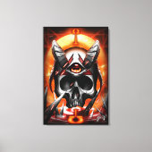 skull Eye Joe Canvas Afdruk (Voorkant)