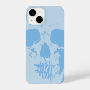 Skull Face Blue iPhone 14 Hoesje