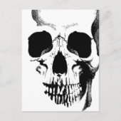 Skull Face Briefkaart (Voorkant)
