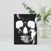 Skull Face Briefkaart (Staand voorkant)