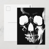 Skull Face Briefkaart (Voorkant / Achterkant)