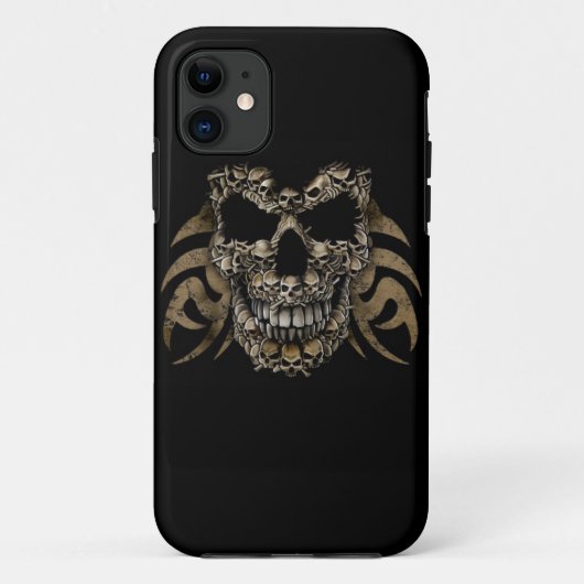 Skull Face Case-Mate iPhone Case (Achterkant)