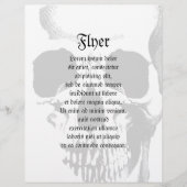 Skull Face Flyer (Voorkant)