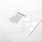 Skull Face Folie Uitnodiging (Gedraaid)