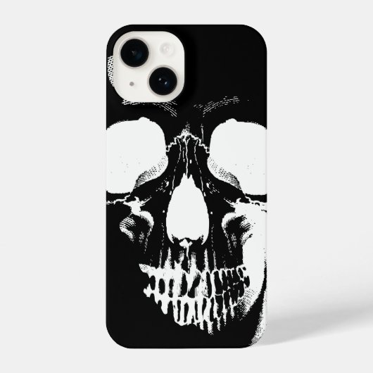 Skull Face iPhone Hoesje (Achterkant)