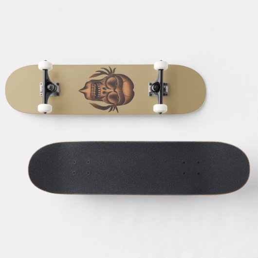 Skull Face Persoonlijk Skateboard (Horizontaal)