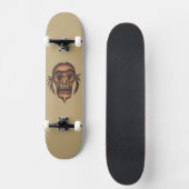 Skull Face Persoonlijk Skateboard (Voorkant)