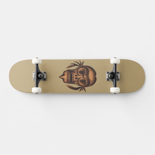 Skull Face Persoonlijk Skateboard (Horizontaal)