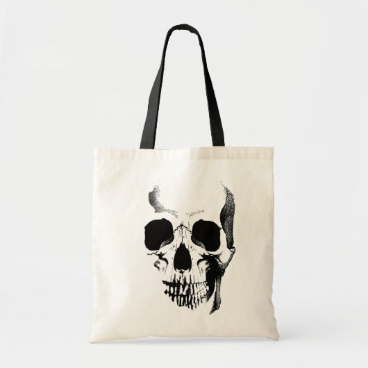 Skull Face Tote Bag (Voorkant)