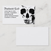 Skull Face Visitekaartje (Voorkant / Achterkant)