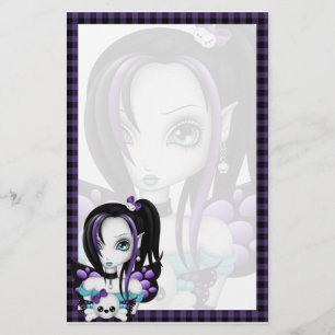 Skull Faery Stationery Briefpapier