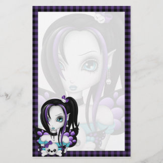 Skull Faery Stationery Briefpapier