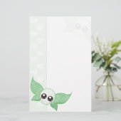 Skull Fairy Green Briefpapier (Staand voorkant)