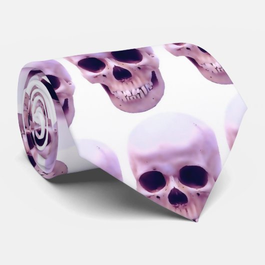 Skull Fantasy Art Necktie Stropdas (Opgerold)