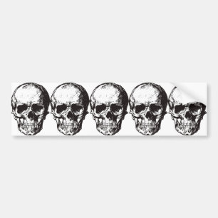 Skull Fantasy Art Rock Punk Heavy Metal Bumpersticker