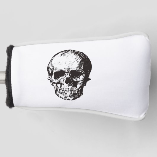 Skull Fantasy Art Rock Punk Heavy Metal Golfheadcover (Voorkant)