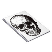 Skull Fantasy Art Rock Punk Heavy Metal Notitieboek (Rechterzijde)