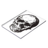 Skull Fantasy Art Rock Punk Heavy Metal Notitieboek (Linkerzijde)