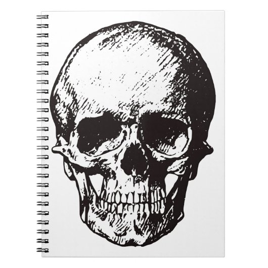 Skull Fantasy Art Rock Punk Heavy Metal Notitieboek (Voorkant)