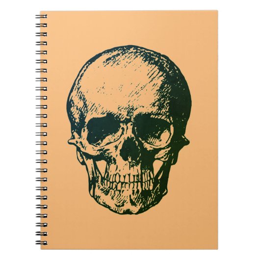 Skull Fantasy Art Rock Punk Heavy Metal Notitieboek (Voorkant)