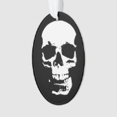 Skull Fantasy Art Rock Punk Heavy Metal Ornament (voorkant)