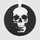 Skull Fantasy Art Rock Punk Heavy Metal Ornament (voorkant)