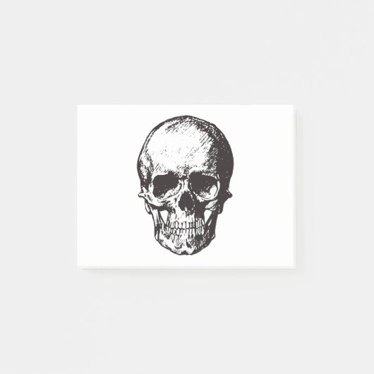 Skull Fantasy Art Rock Punk Heavy Metal Post-it® Notes (Voorkant)