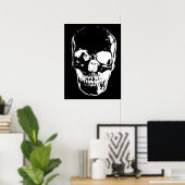 Skull Fantasy Art Rock Punk Heavy Metal Poster (Thuiskantoor)