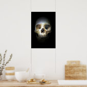 Skull Fantasy Art Rock Punk Heavy Metal Poster (Keuken)