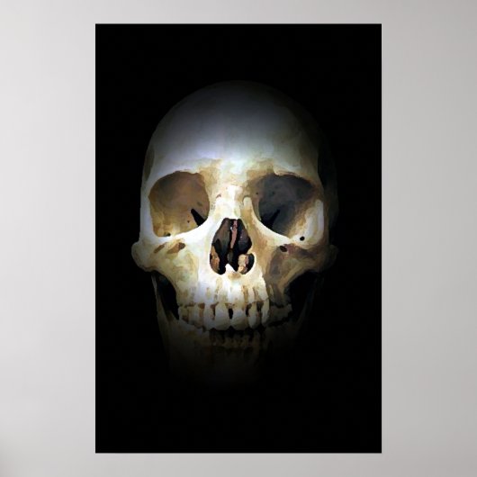Skull Fantasy Art Rock Punk Heavy Metal Poster (Voorkant)