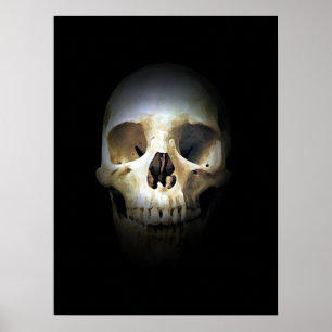 Skull Fantasy Art Rock Punk Heavy Metal Poster