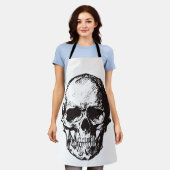 Skull Fantasy Art Rock Punk Heavy Metal Schort (Gedragen)