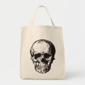 Skull Fantasy Art Rock Punk Heavy Metal Tote Bag (Voorkant)