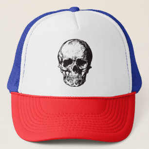 Skull Fantasy Art Rock Punk Heavy Metal Trucker Pet