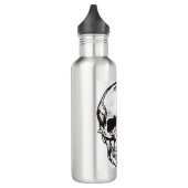 Skull Fantasy Art Rock Punk Heavy Metal Waterfles (Links)