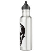 Skull Fantasy Art Rock Punk Heavy Metal Waterfles (Rechts)
