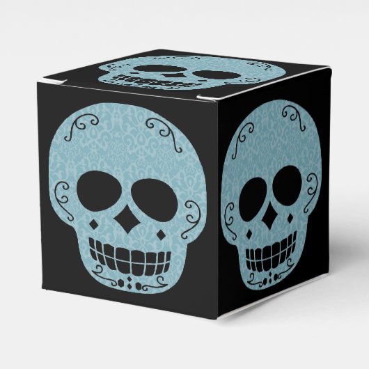 Skull Favor Box Bedankdoosjes (Voorkant Zijde)