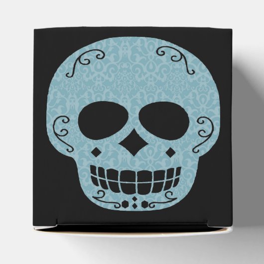 Skull Favor Box Bedankdoosjes (Bovenkant)