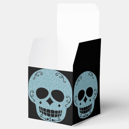 Skull Favor Box Bedankdoosjes (Geopend)