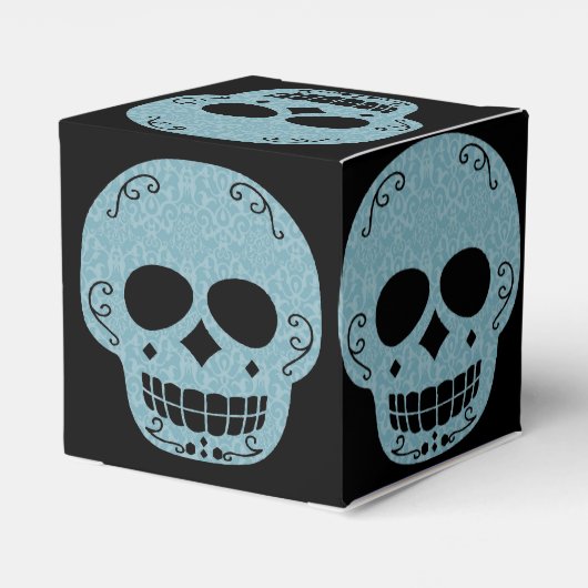Skull Favor Box Bedankdoosjes (Achterkant)