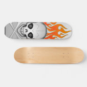 Skull Fire Skateboard (Horizontaal)