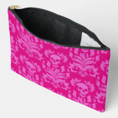 Skull Flame Damask in bubblegum roze op hot pink Etui (Open)