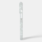 Skull Flame Damask in klassiek wit op wit Case-Mate iPhone Case (Achterkant / Links)
